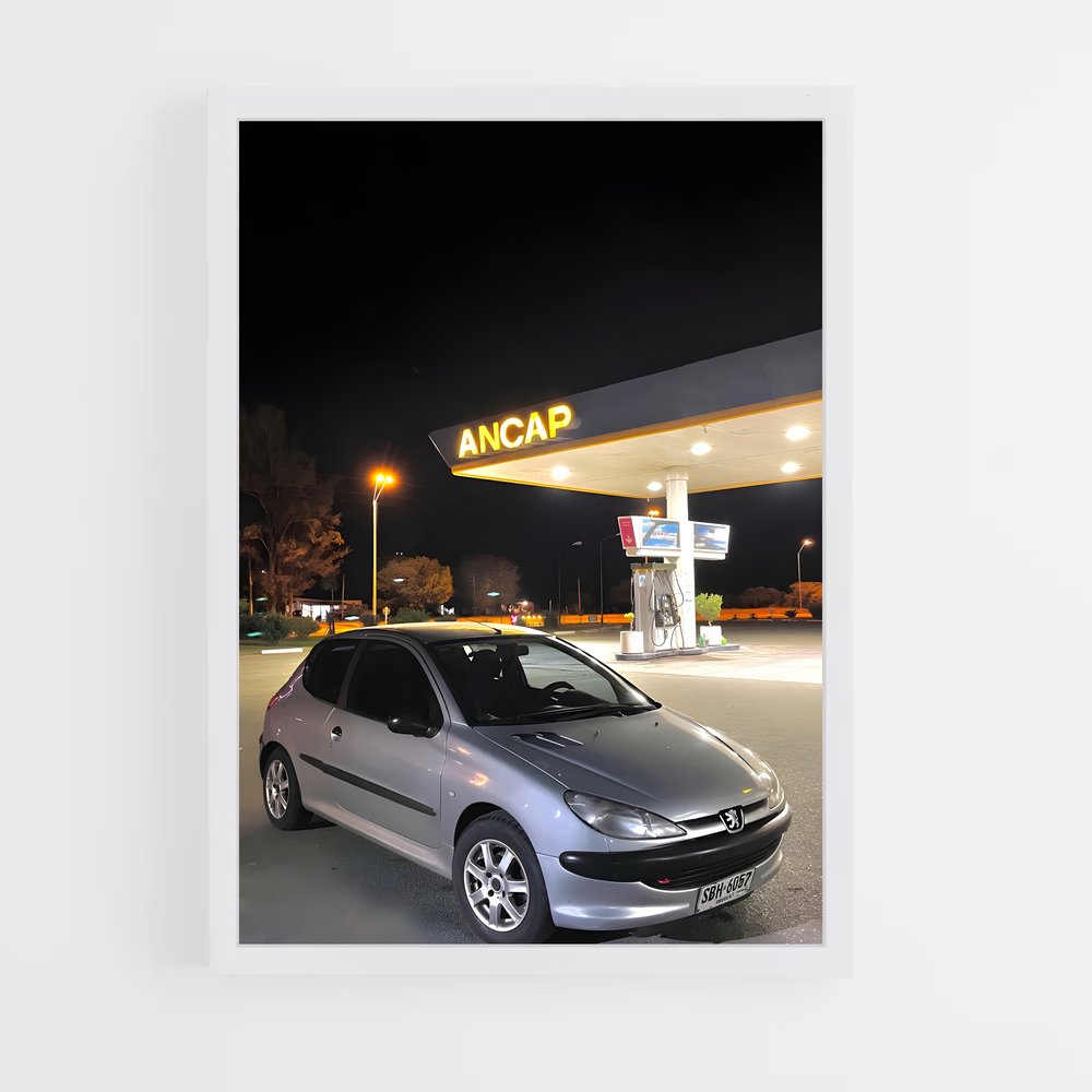 Poster Essence Sportive – affiche Peugeot (vue 3)